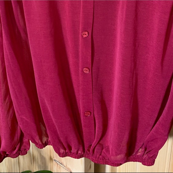 ⭐️BOGO FREE! Sheer Blouse with Lace Top - Picture 2 of 7